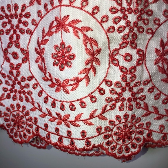 NWOT Loft Embroidered Mini Skirt, Size 0 - Picture 2 of 5